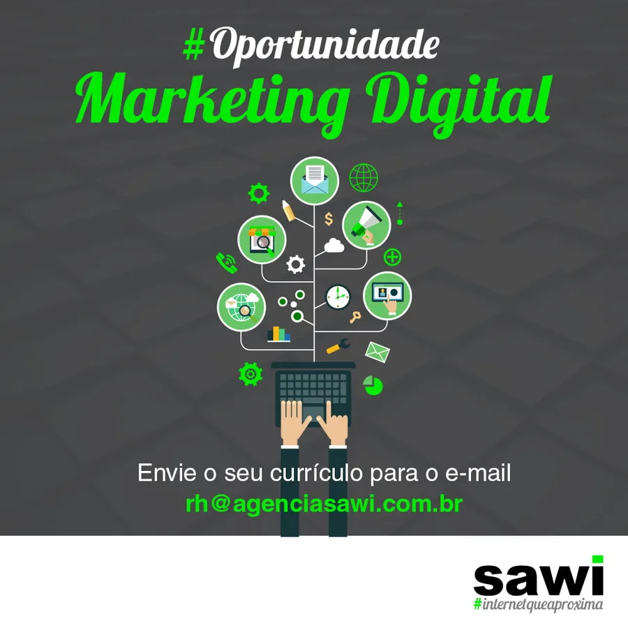 Sawi contrata profissional para área de Marketing Digital