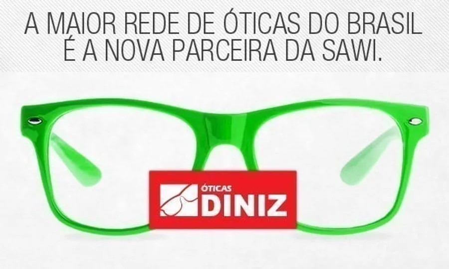 Ótica Diniz é parceira da Sawi