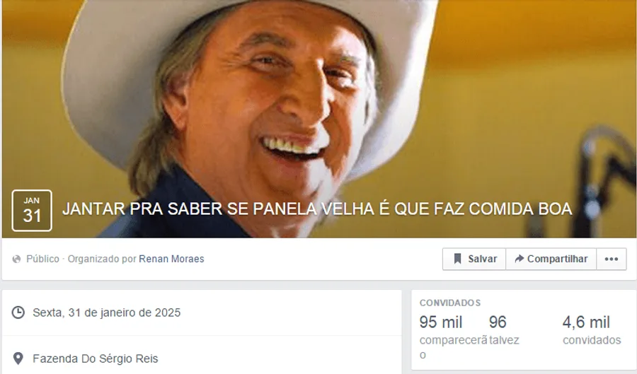 Os melhores eventos criados no Facebook